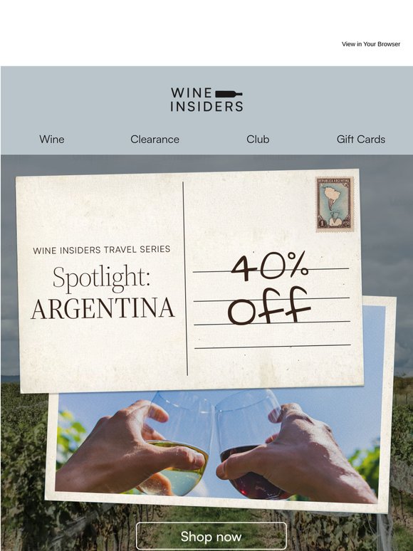 Taste the Andes in Every Glass