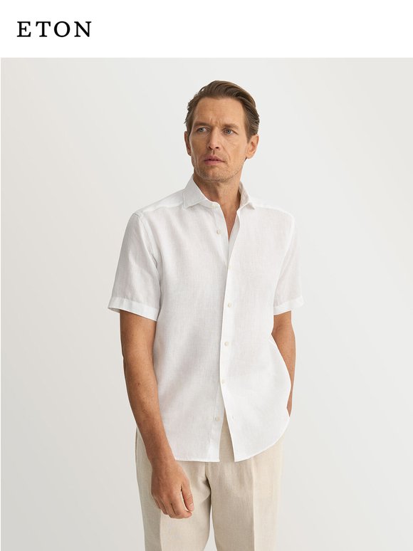 Short Sleeve Linen Shirts for Summer
