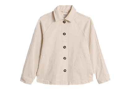 Shop Eden Denim Collared Jacket