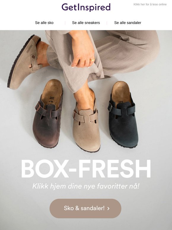 Box-fresh nyheter & påfyll av sko-favoritter! 👟