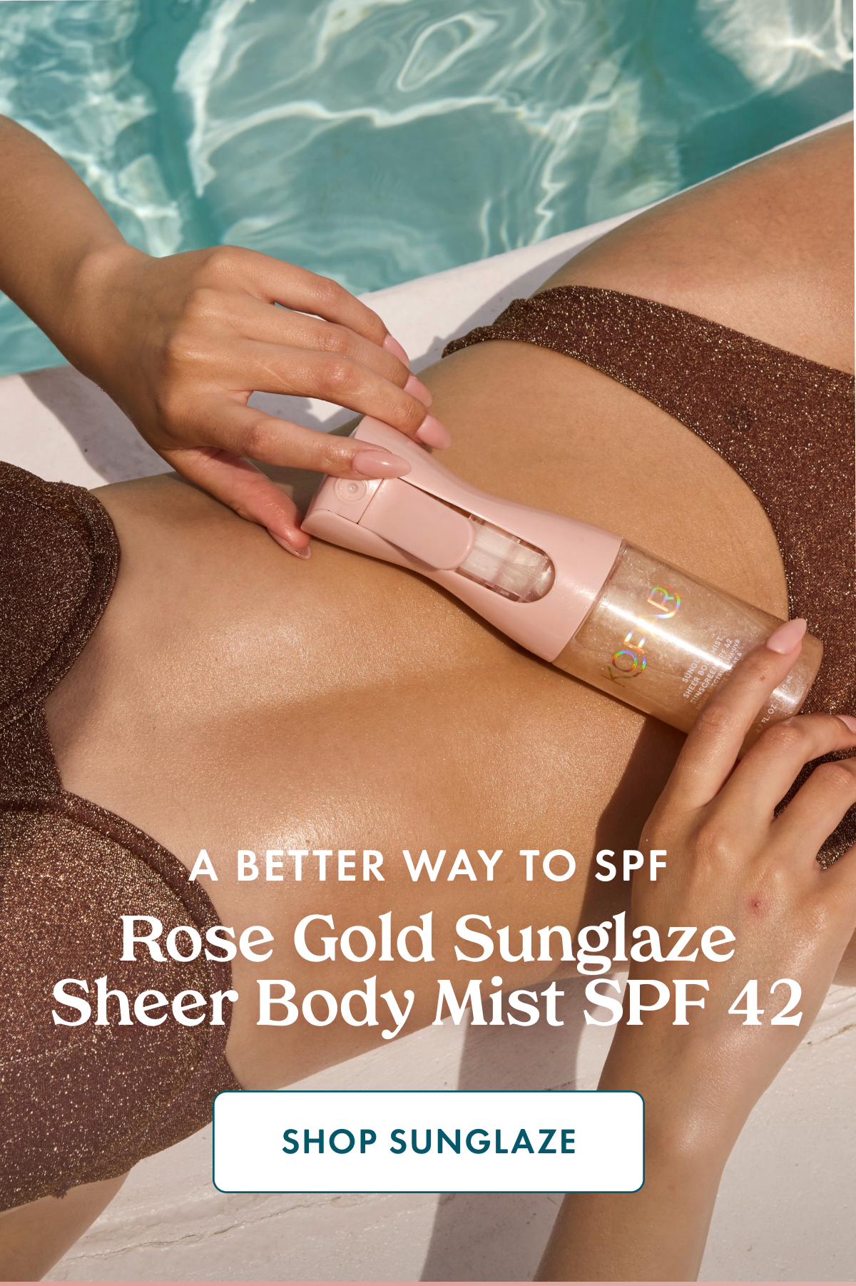 Sunglaze Sheer Body Mist Sunscreen SPF 42