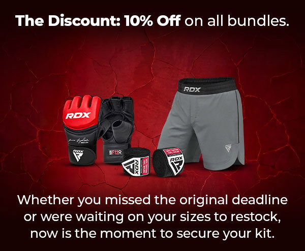 THE DISCOUNT; 10% OFF ON ALL BUNDLES. 