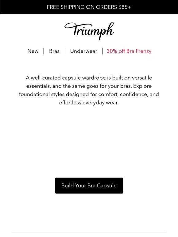 Build Your Bra Capsule Wardrobe