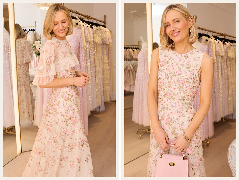 Eden Rose Cape Ankle Gown