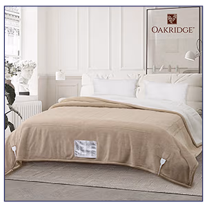 Ultrasoft Plush Sherpa Digital Heated Blanket by OakRidge™
