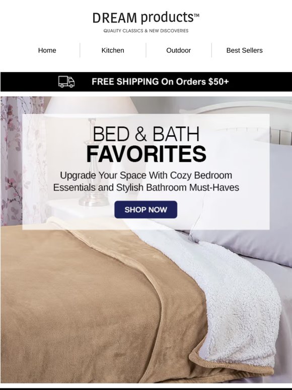 Luxury For Your Bed & Bath