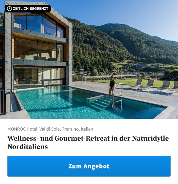 Wellness- und Gourmet-Retreat in der Naturidylle Norditaliens