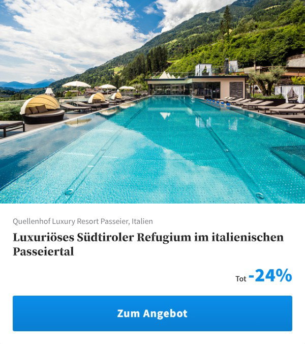 Luxuriöses Südtiroler Refugium im italienischen Passeiertal