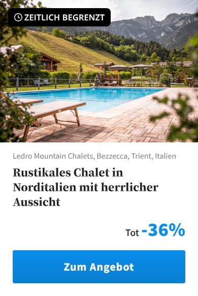 Rustikales Chalet in Norditalien mit herrlicher Aussicht