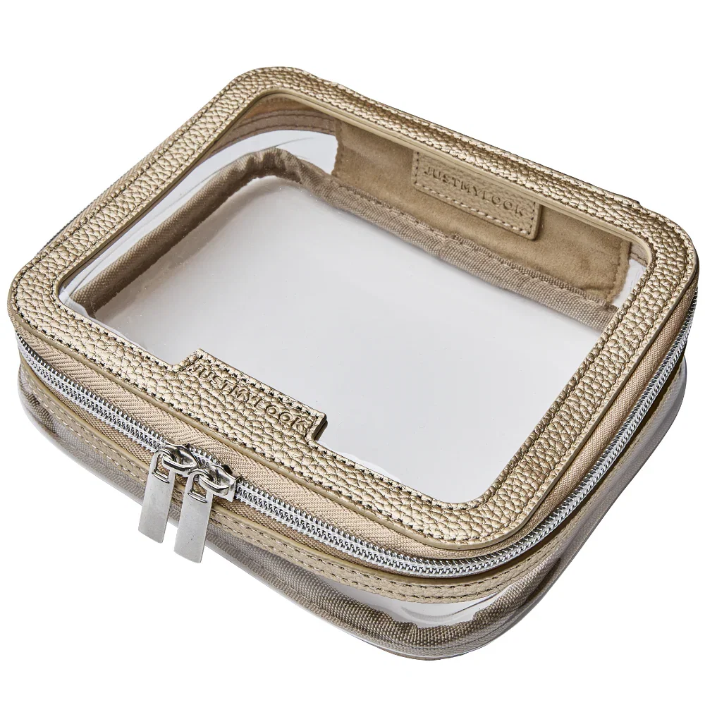 Image of Justmylook Cosmetic Travel Bag Gold