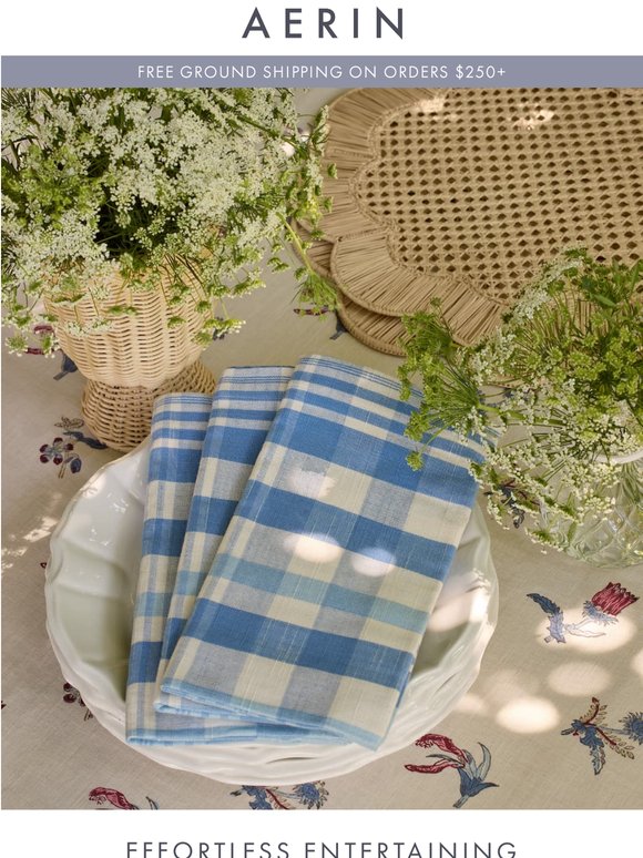 Spring Table Linens