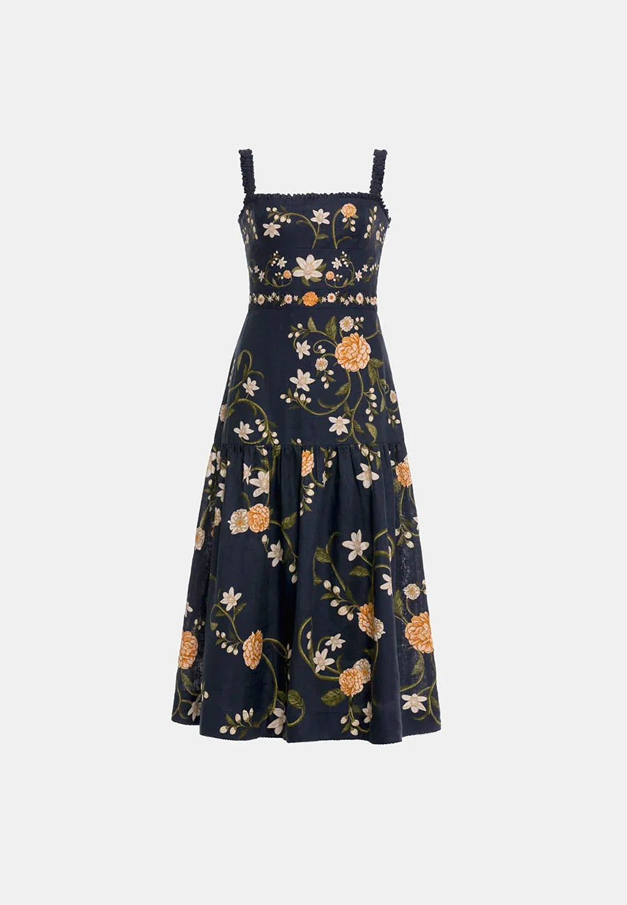 Nispero Valle Midi Dress