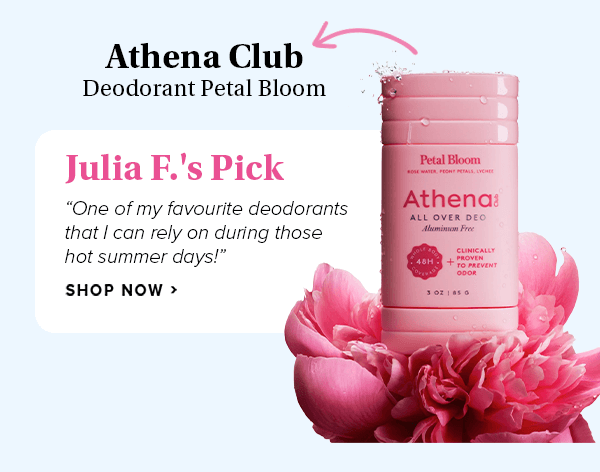 Athena Club Deodorant Petal Bloom