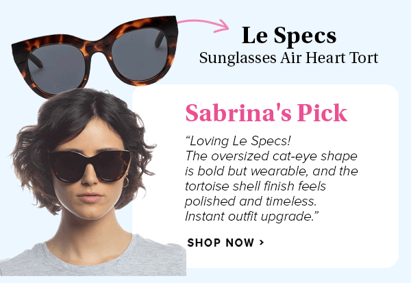 Le Specs Sunglasses Air Heart Tort