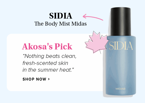 SIDIA The Body Mist Midas