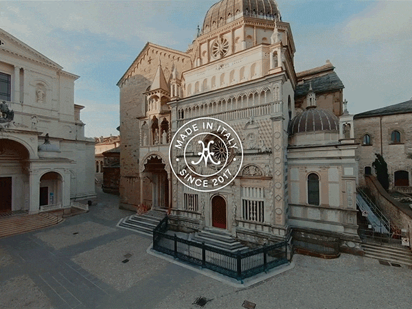GIF: Video showing the process of manufacturing Hestan cookware in Italy