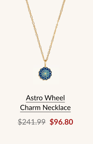 Astro Wheel Charm Necklace