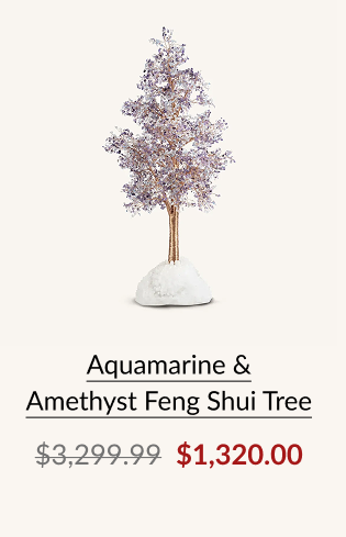Aquamarine & Amethyst Feng Shui Tree