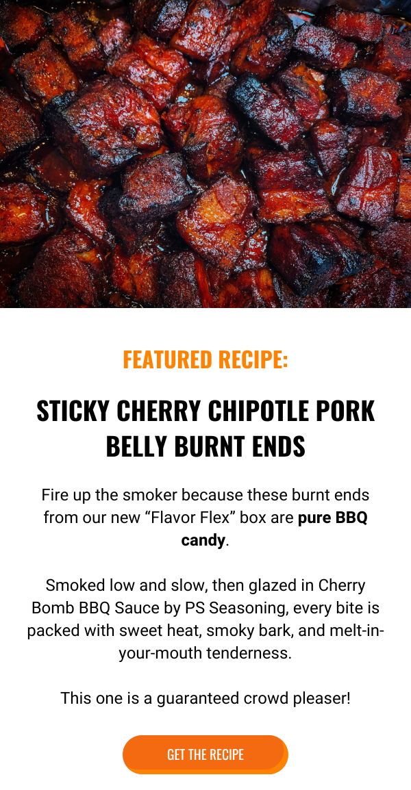 Sticky Cherry Chipotle Pork Belly Burnt Ends