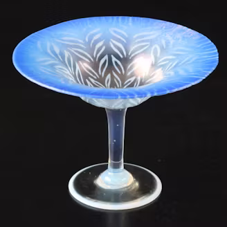 Louis Comfort Tiffany Favrile Glass Compote, Early 20th Century