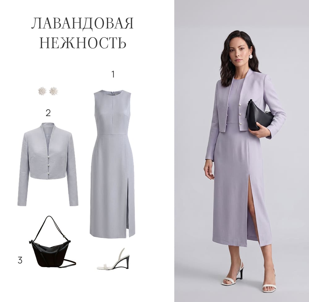 1 образ. Лавандовая нежность