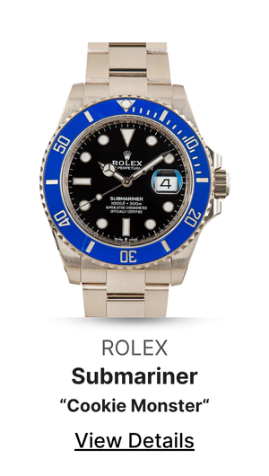 Pre-Owned 18k White Gold Rolex Submariner 126619LB Cookie Monster