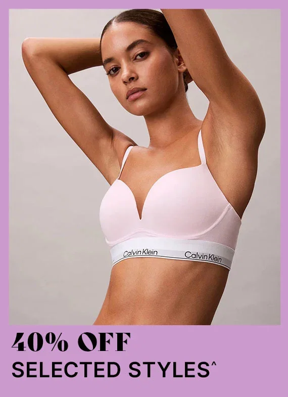 40% OFF Selected styles