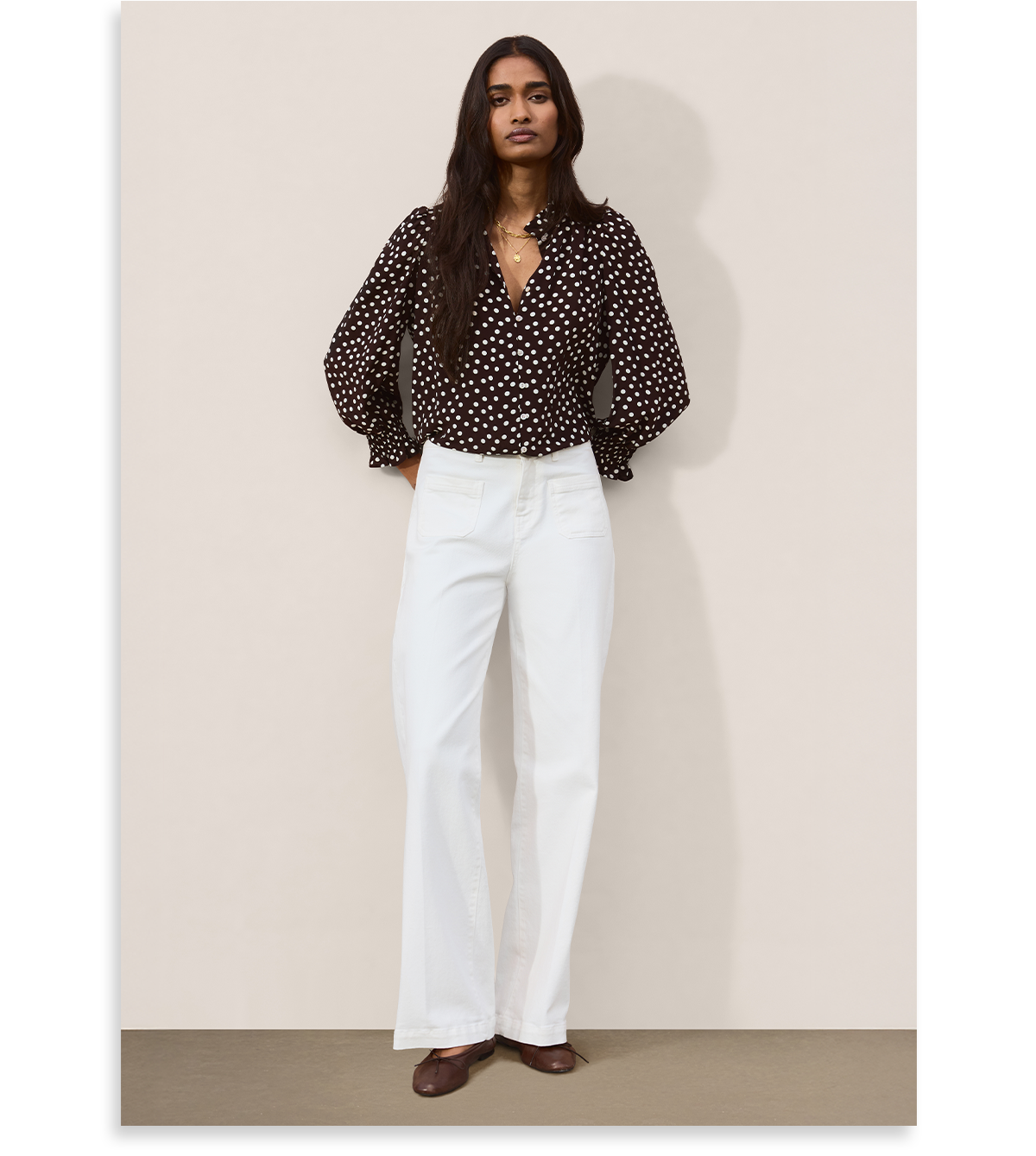 Cela Puff Sleeve Blouse