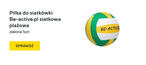 Piłka do siatkówki Be-active.pl siatkowa plażowa zielona 1szt