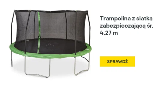 Trampolina z siatką zabezpieczającą śr. 4,27 m