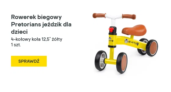 Rowerek biegowy Pretorians jeździk dla dzieci