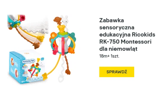 Zabawka sensoryczna edukacyjna Ricokids RK-750 Montessori dla niemowląt