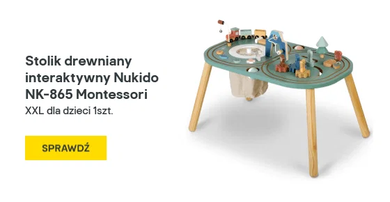 Stolik drewniany interaktywny Nukido NK-865 Montessori
