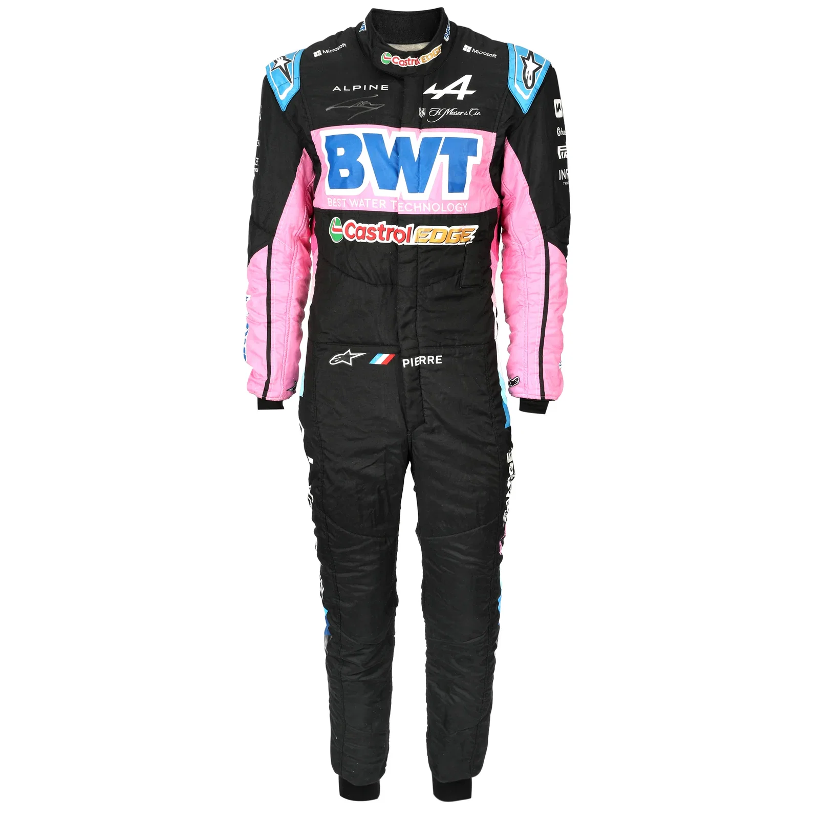 Image of Pierre Gasly Signed 2024 BWT Alpine Formula One™ Team GP-Used Race Suit