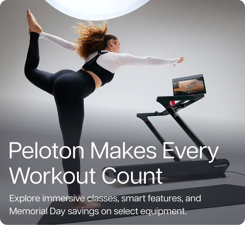 Peloton Makes Every Workout Count. Explore immersive classes, smart features, and Memorial Day savings on select equipment.
