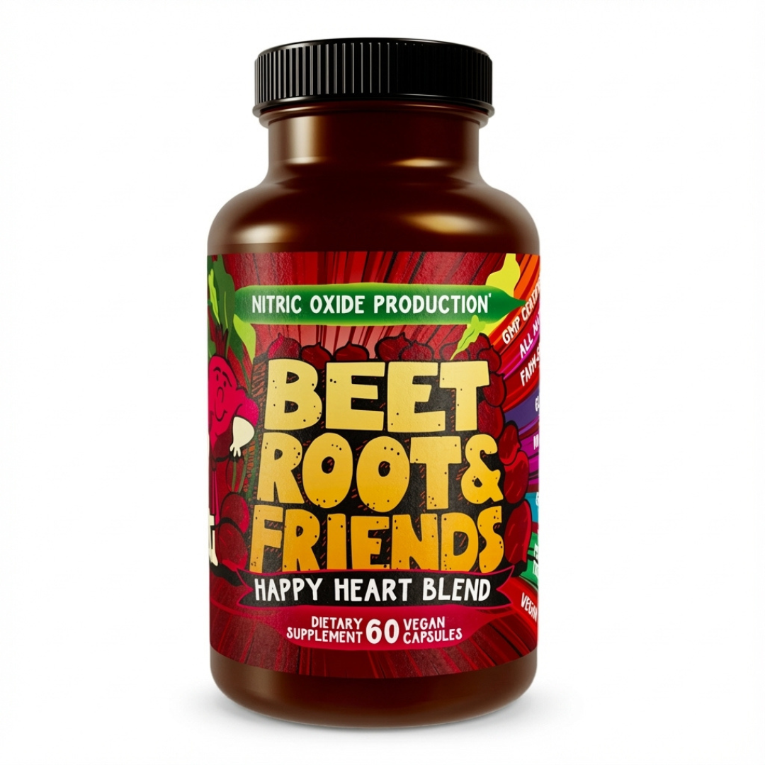 Premium Total Heart and Circulation Blend - Beetroot and Friends bottle
