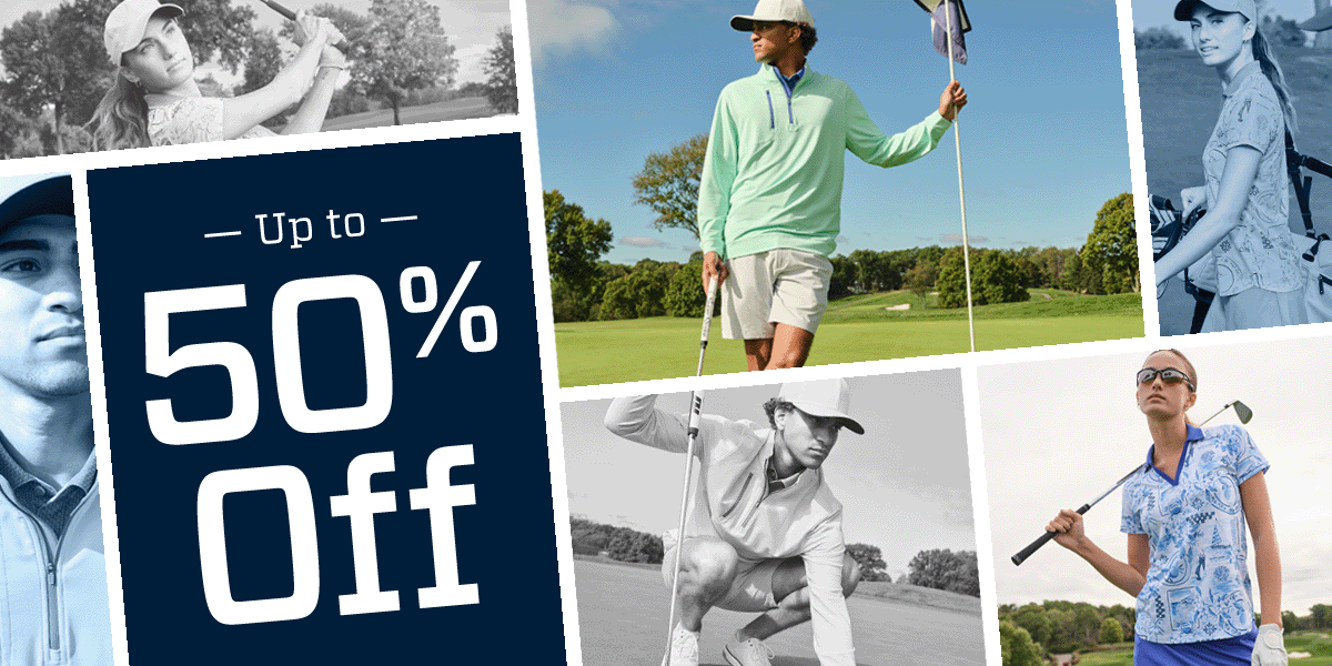 Up to 50% off.