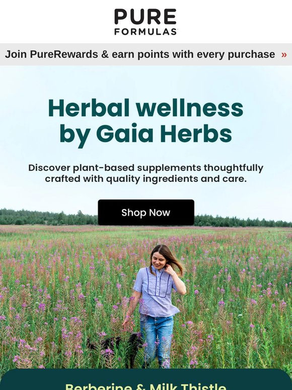 Gaia Herbs: Explore plant-based wellness rooted in nature 🌿
