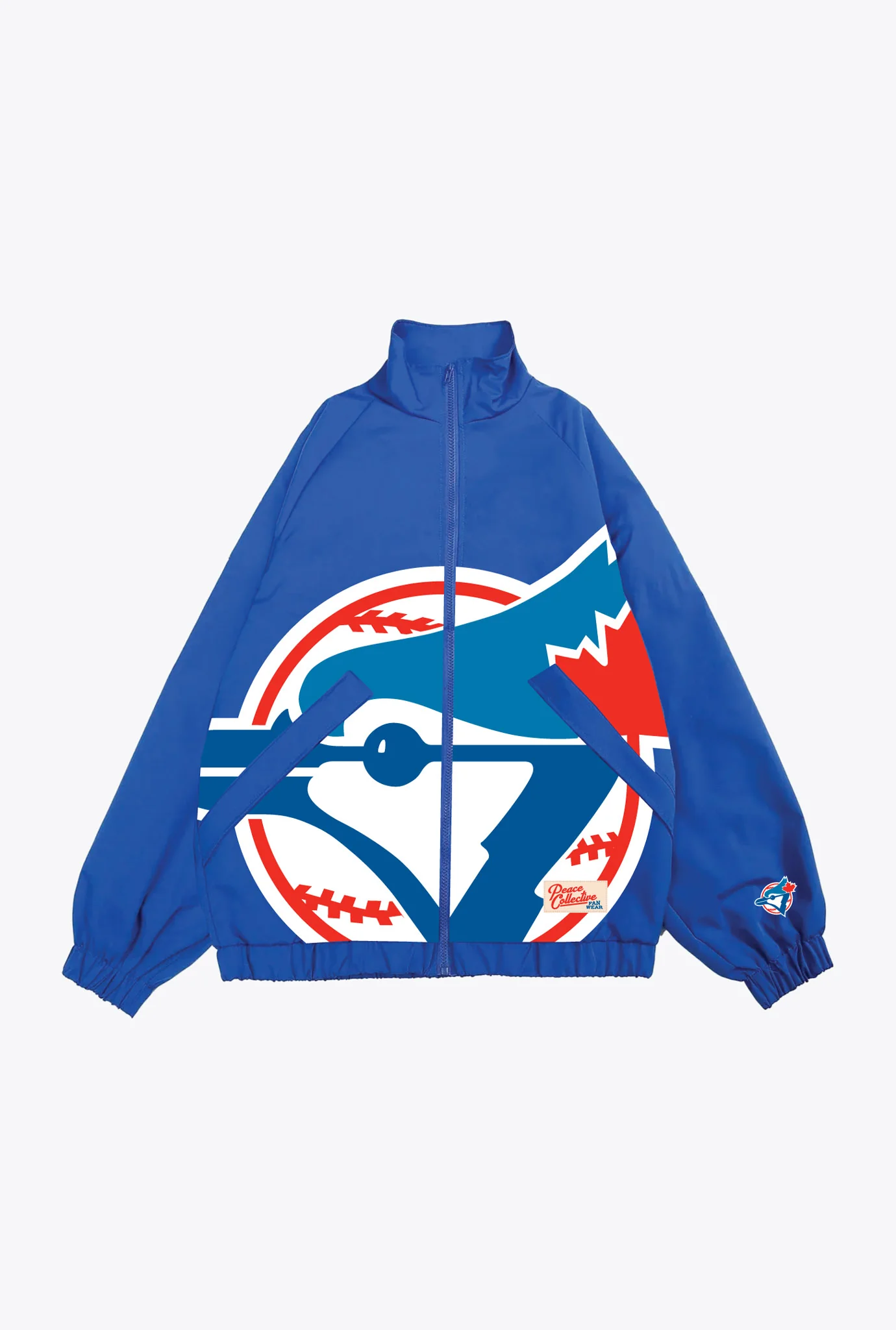 Image of Toronto Blue Jays Cooperstown AOP Windbreaker - Royal
