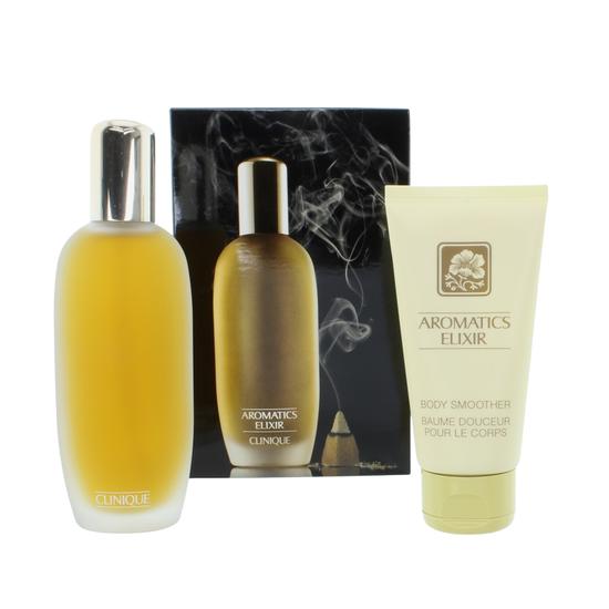 Image of Clinique Aromatics Elixir 100ml Perfume & 75ml Body Smoother Set