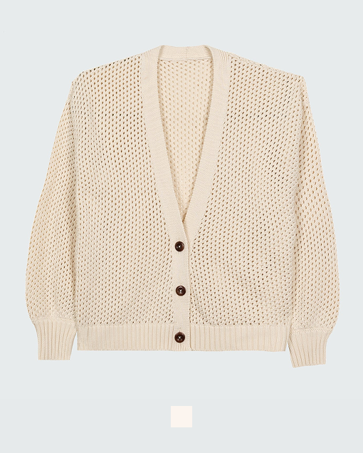 Women's Pol Open Stitch Cardigan