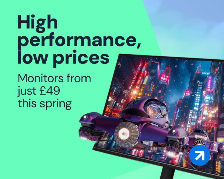 Monitors from £49 this Spring