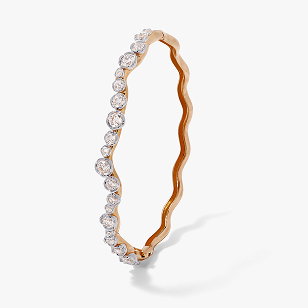 Whoopsie Daisy Diamond Bangle