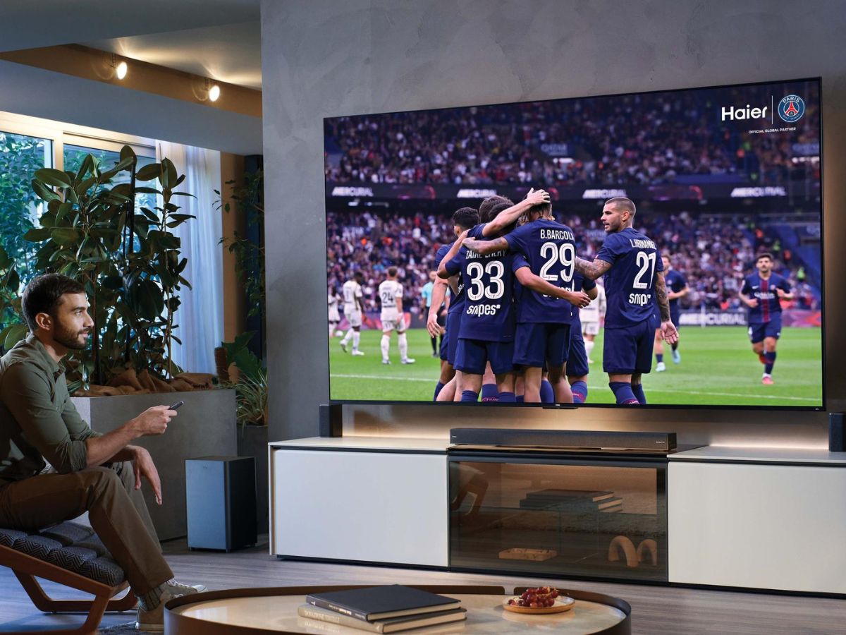 Haier TV avec match du PSG