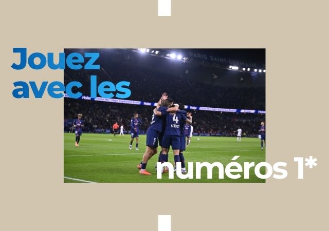 haier x le PSG jouez avec les numéros 1