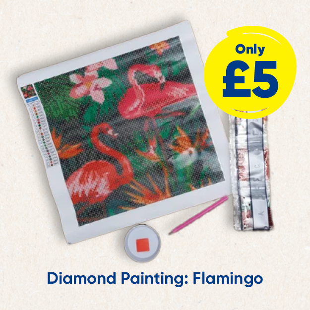 Diamond Painting: Flamingo only £5