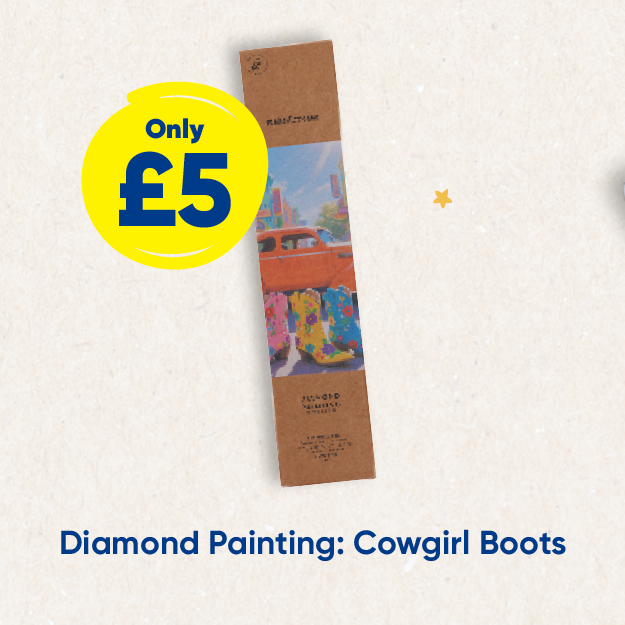Diamond Painting: Cowgirl Boots only £5
