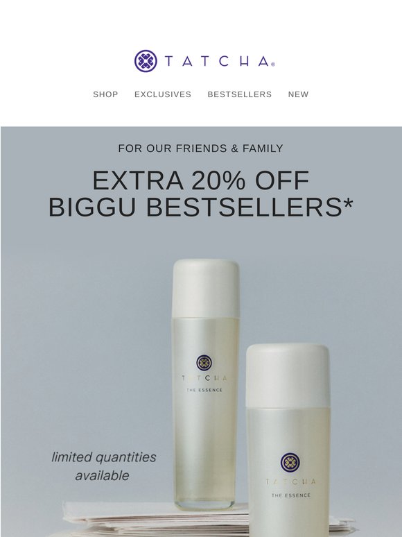 Biggu is better when it’s 20% off sitewide