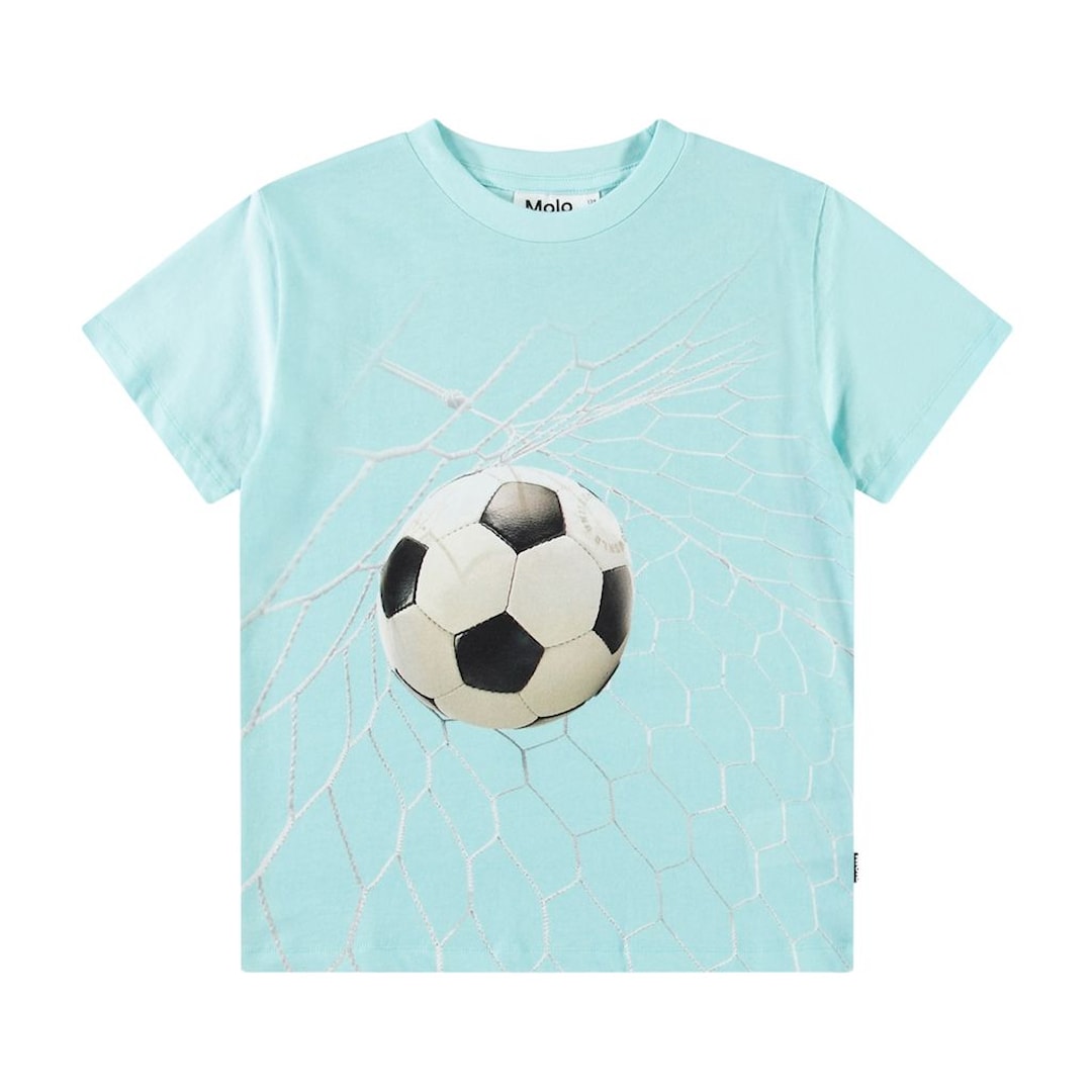 Rame Short Sleeve T-Shirt Goal Time Blue 110 cm