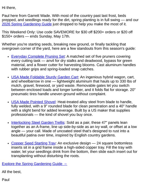 The 2026 Spring Guide is Here (+ Save Up to $30!)